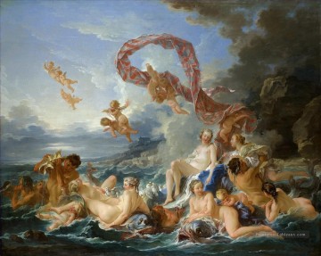 La naissance et le triomphe de Vénus François Boucher Nu classique Peinture à l'huile